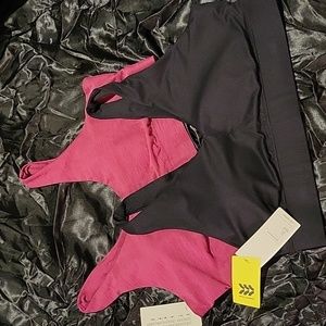 NWT Set of 2 Twist Back Sports Bras